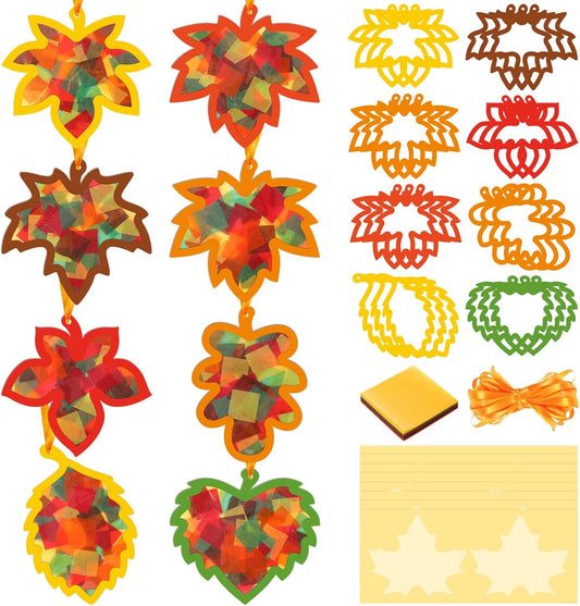 Fall Leaf Suncatcher DIY Craft Kit