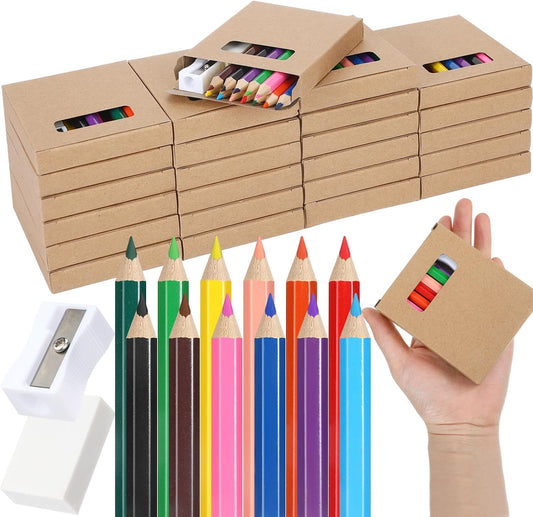 Donut Pattern Colored Pencils for Kids