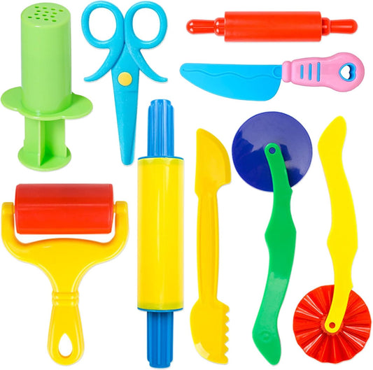 Kids Dough Toolkit with Rolling Pins and Cutters