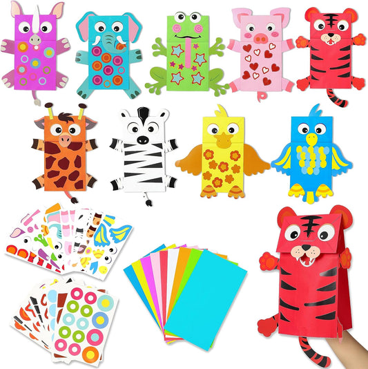 Animal Hand Puppet Craft Kit for Kids